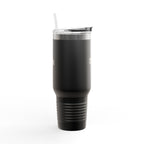 40oz Insulated Travel Mug — 'Singers & Speakers' Logo Stainless Steel Tumbler with Straw & Handle