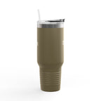 40oz Insulated Travel Mug — 'Singers & Speakers' Logo Stainless Steel Tumbler with Straw & Handle