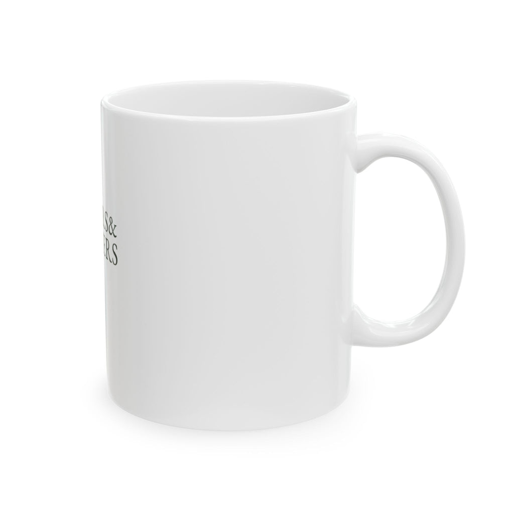 Ceramic Mug — 'Singers Make Noise' Gold Leaf Design (11oz & 15oz)