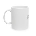 Ceramic Mug — 'Singers Make Noise' Gold Leaf Design (11oz & 15oz)