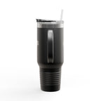 40oz Insulated Travel Mug — 'Singers & Speakers' Logo Stainless Steel Tumbler with Straw & Handle